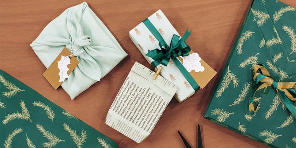 Maak deze kerst je eigen inpakpapier