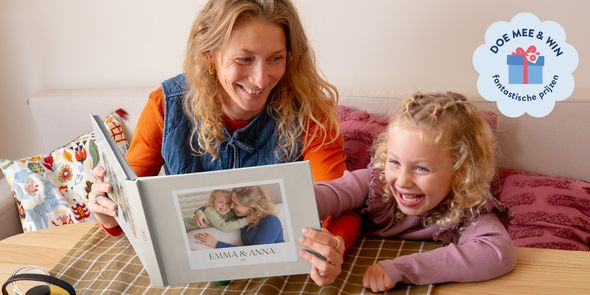 Banners die de drie albelli wedstrijdprijzen tonen: een Airbnb-voucher met albelli-voucher, een Botanic Sanctuary Antwerp-voucher met albelli-voucher en een luxe verwenpakket met albelli-voucher.