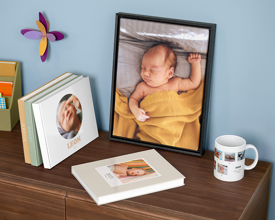 Baby fotocadeaus