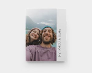 Groot fotoboek met harde kaft