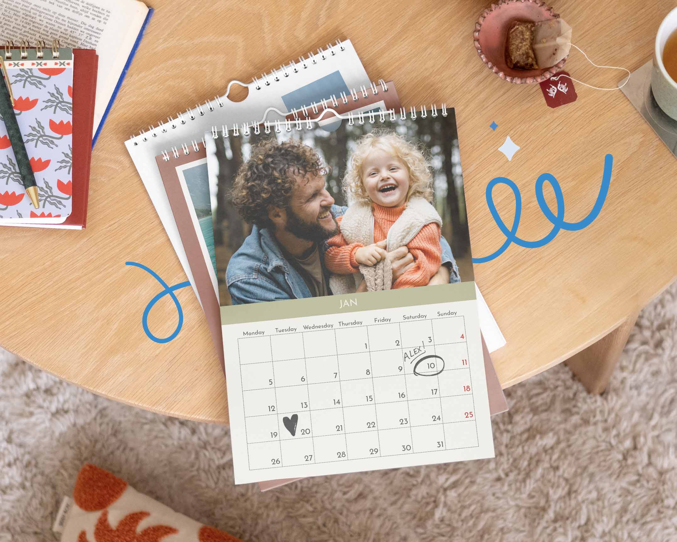 Kalenders: vul de pagina's met je mooiste momenten van het jaar 