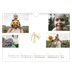 Fotokalender A4 — Goudkleurige letters [April]