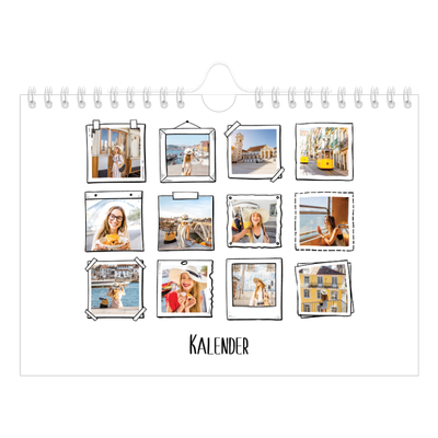 Fotokalender A5 — Plakboekmomenten [omslag]