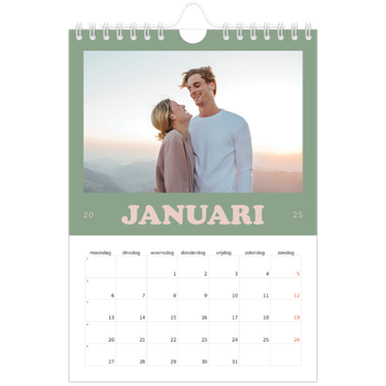 Fotokalender A5 — Retro stijl frames