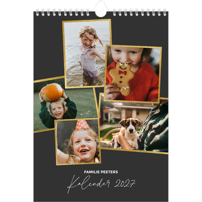 Fotokalender A4 (20 x 30 cm) — Herinneringen verzamelen [omslag]