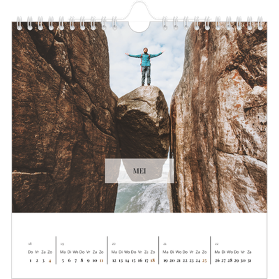 Jaarkalenders vierkant — Klassieke kalender [omslag]