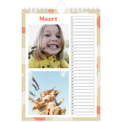 Fotokalender A5 — Speelse patronen [Maart]