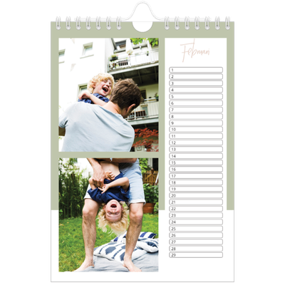 Fotokalender A5 — Aardse frames [Februari]