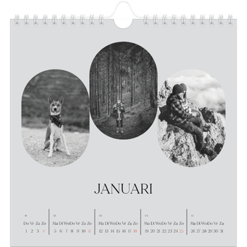 Fotokalender Vierkant — De open weg