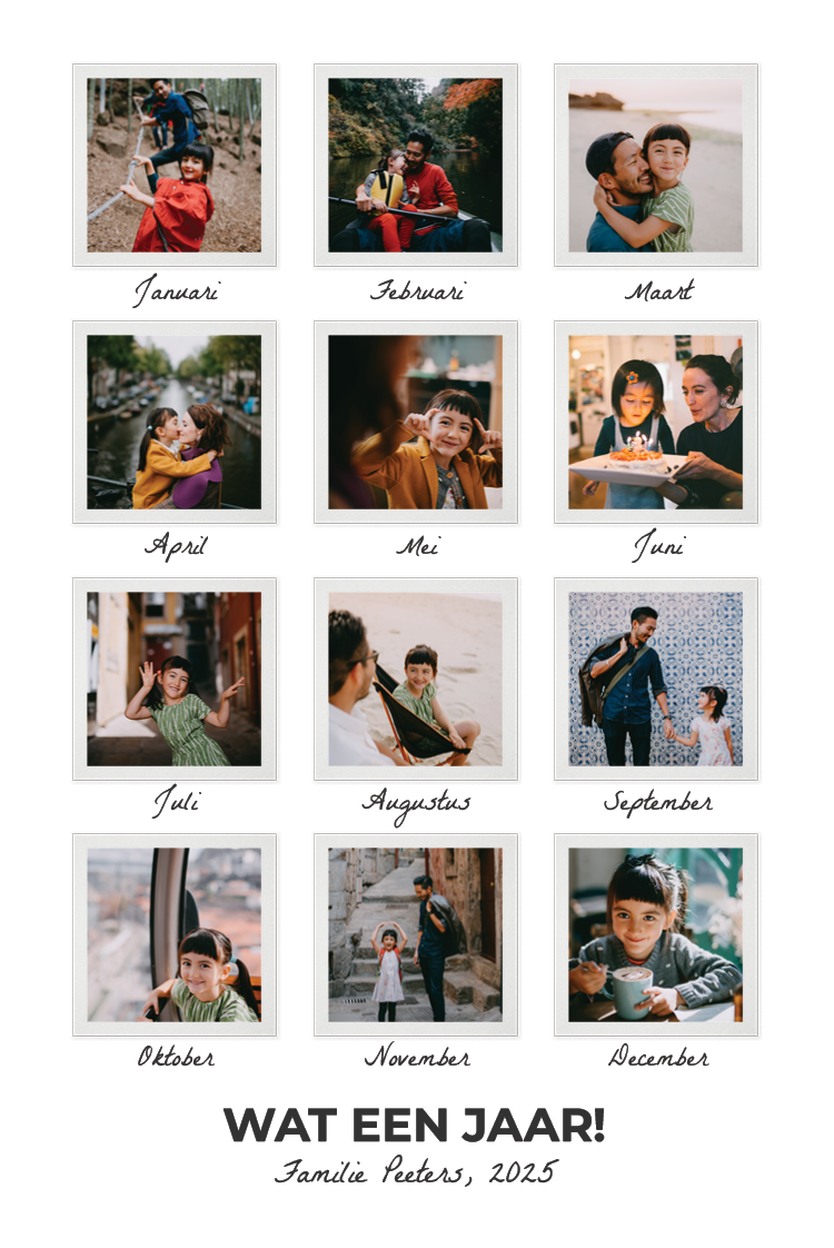 Fotokaarten — Een jaar in foto's