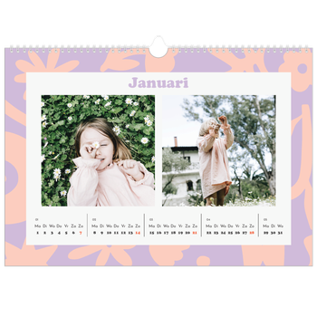 Fotokalender A3 — Speelse patronen