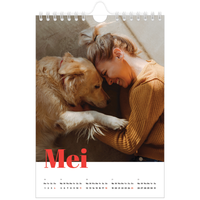 Fotokalender A5 — Een dikgedrukt jaar [omslag]