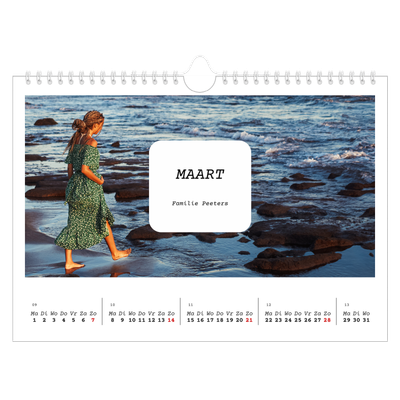Fotokalender A4 — Het volledige verhaal [Maart]