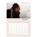Fotokalender A5 — Overlappende tekst [Maart]