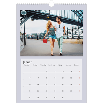 Fotokalender A3 — Kleurrijke kaders