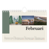 Fotokalender A5 — Bezienswaardigheden van de wereld [Februari]