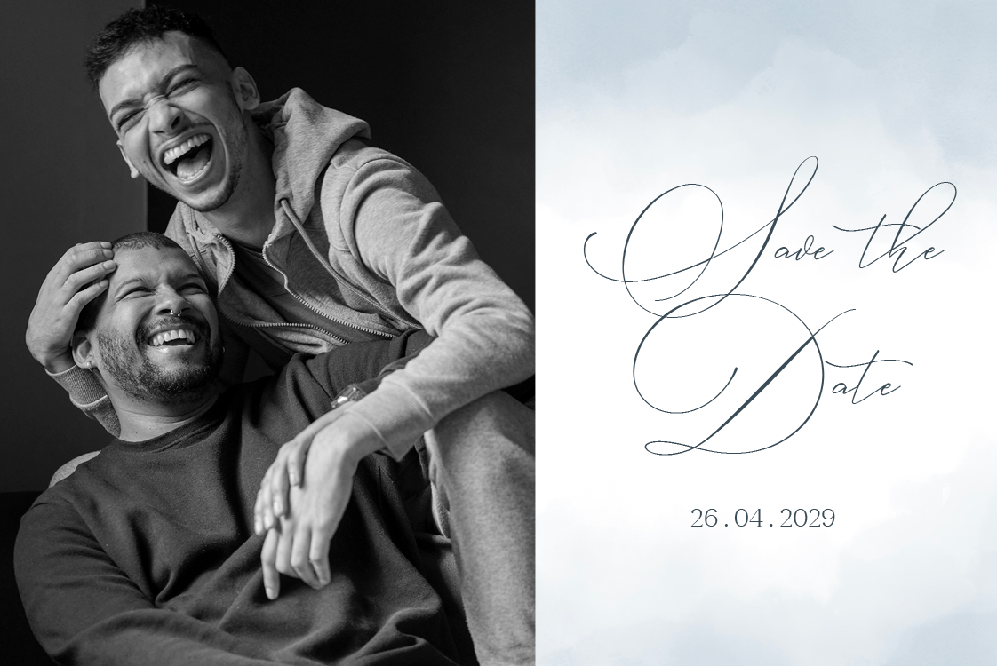 Save the date — Aquarel abstract