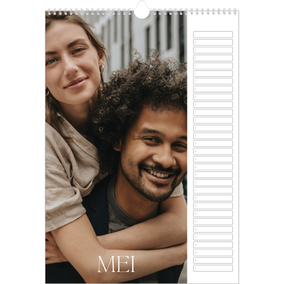 Verjaardagskalenders A3 — Groots [Mei]