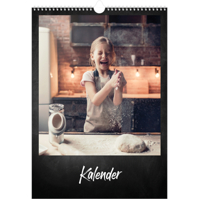 A3 Jaarkalender — Krijtbord stijl [omslag]