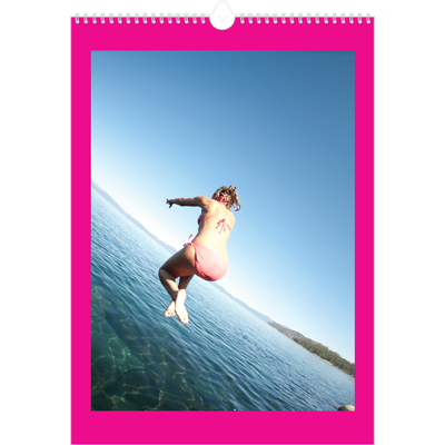 A3 Jaarkalender — Fel gekleurde kaders [omslag]