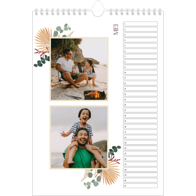 Verjaardagskalenders A4 — Bohemian [Mei]