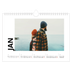 Fotokalender A4 — Witte randen [Januari]