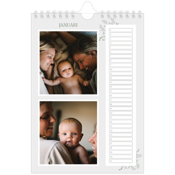 Fotokalender A5 — Hand gemaakte bloemen