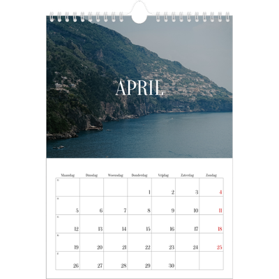 Fotokalender A4 (20 x 30 cm) — Eindeloze ontsnapping [April]