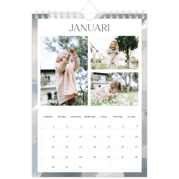 Fotokalender A5 — Verfkwast effect