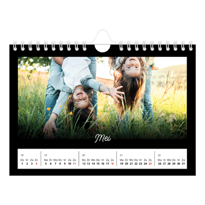 Fotokalender A5 — Zwart [omslag]