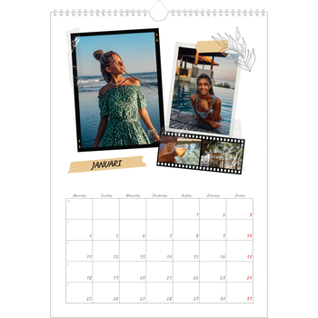 Fotokalender A3 — Plakboek flair