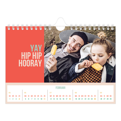 Fotokalender A5 — Oogverblindend mooi [Februari]