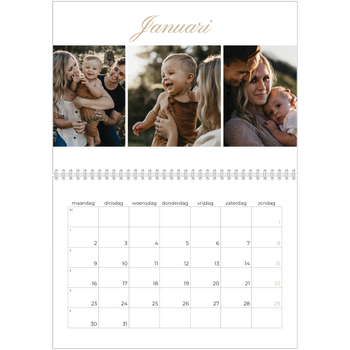 Fotokalender A4 Dubbel — Fotobox