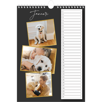 Fotokalender A4 — Herinneringen verzamelen