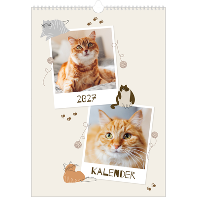 A3 Jaarkalender — Speelse kitten [omslag]