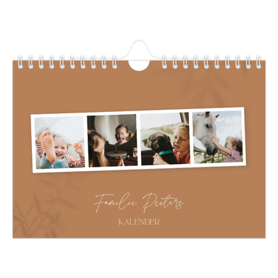 Fotokalender A5 — Warme aardetinten [omslag]