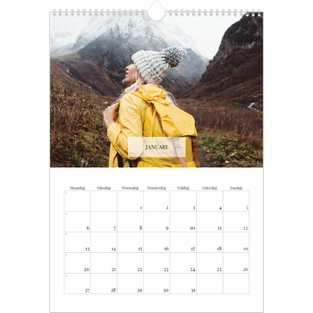 Fotokalender A3 — Klassieke kalender