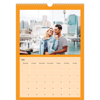 A3 Jaarkalender — Kleurrijke kaders [Mei]