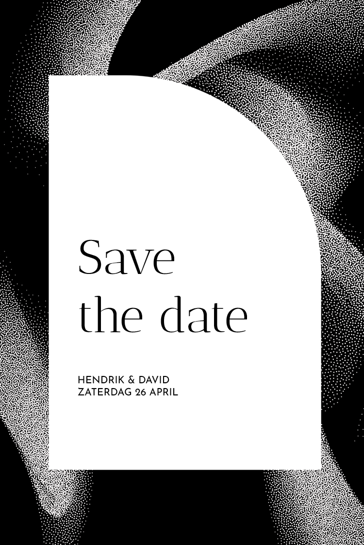 Save the date — Stedelijke chic