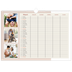 A3 Familieplanners — Aardse tonen - gezinsplanner 5 personen [Maart]
