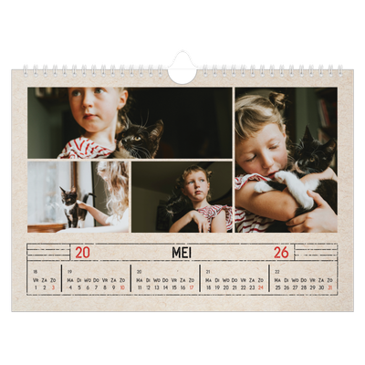 Fotokalender A4 — Stempel effect [omslag]