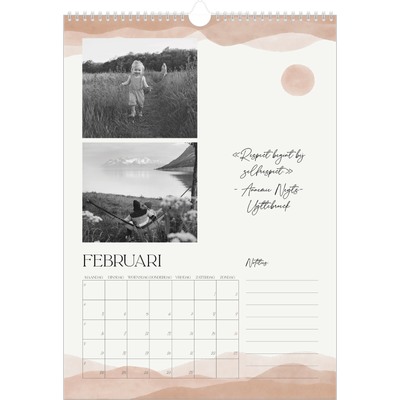 A3 Jaarkalender — Welzijn quotes [Februari]