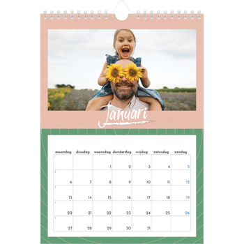 Fotokalender A4 — Kleuren en patronen