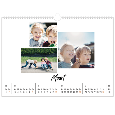 Fotokalender A3 — Dit ben ik [Maart]
