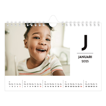 Fotokalender A5 — Schijnwerper effect