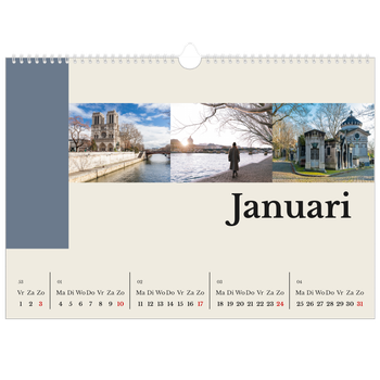 Fotokalender A3 — Bezienswaardigheden van de wereld