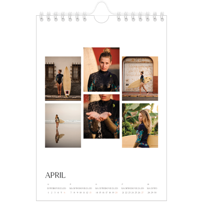 Fotokalender A5 — Surfing sunsets [April]