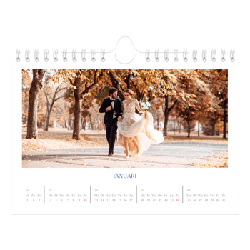 Fotokalender A5 — Kobalt klassieker