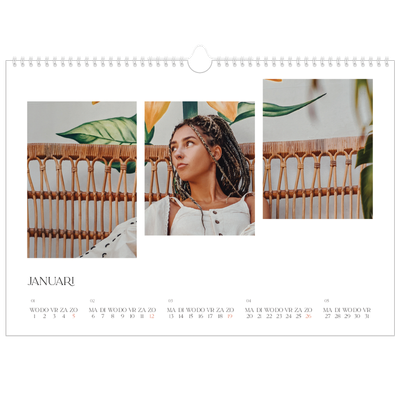 Fotokalender A3 — Reismozaïeken [Januari]
