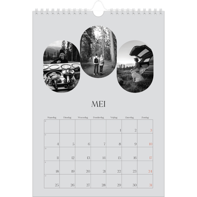 Fotokalender A4 (20 x 30 cm) — De open weg [omslag]